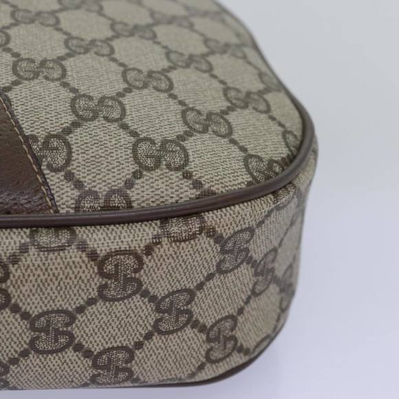 GUCCI GG Supreme Web Sherry Line Clutch Bag PVC Beige Red 89 01 034 Auth yk12747 - Picture 14 of 16